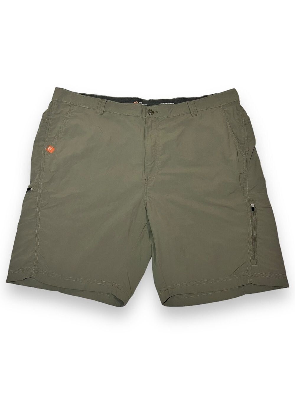 The American Outdoorsman Men’s Nylon Cargo Hiking Shorts Green Size XXL